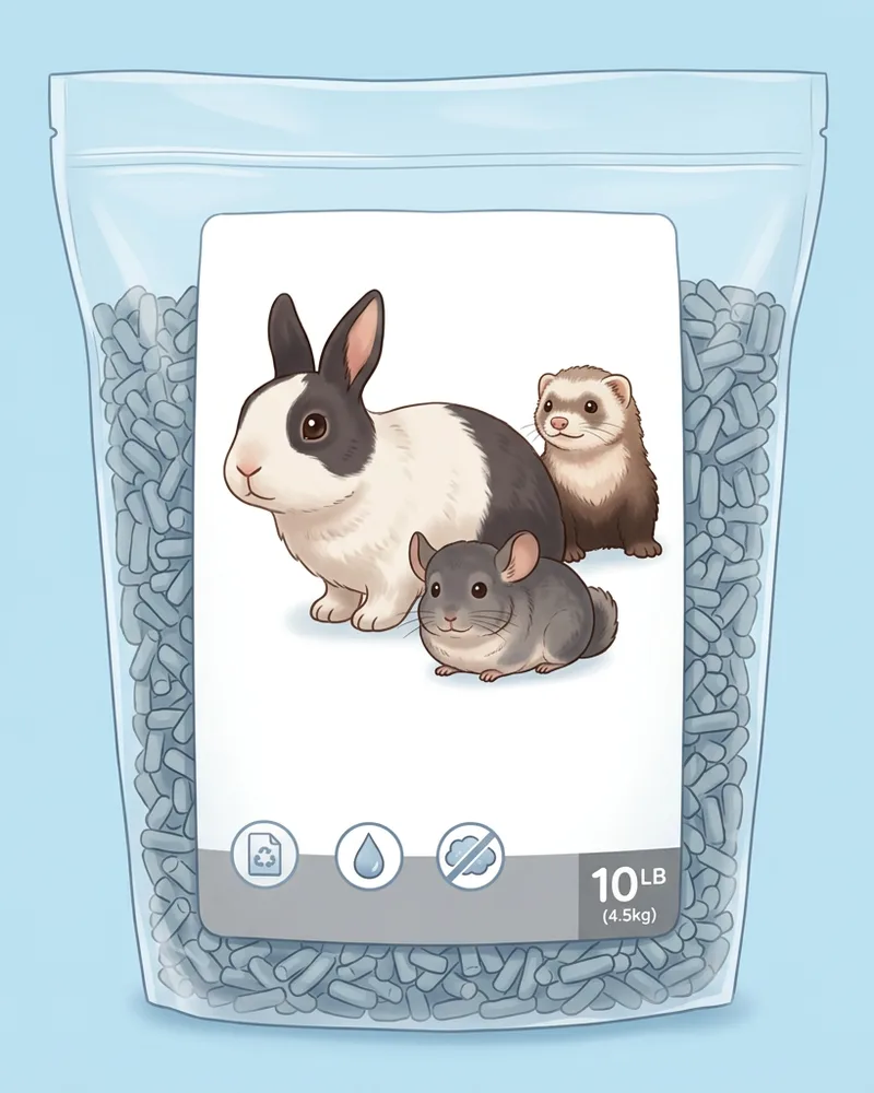 Ilustración de sustrato de papel comprimido